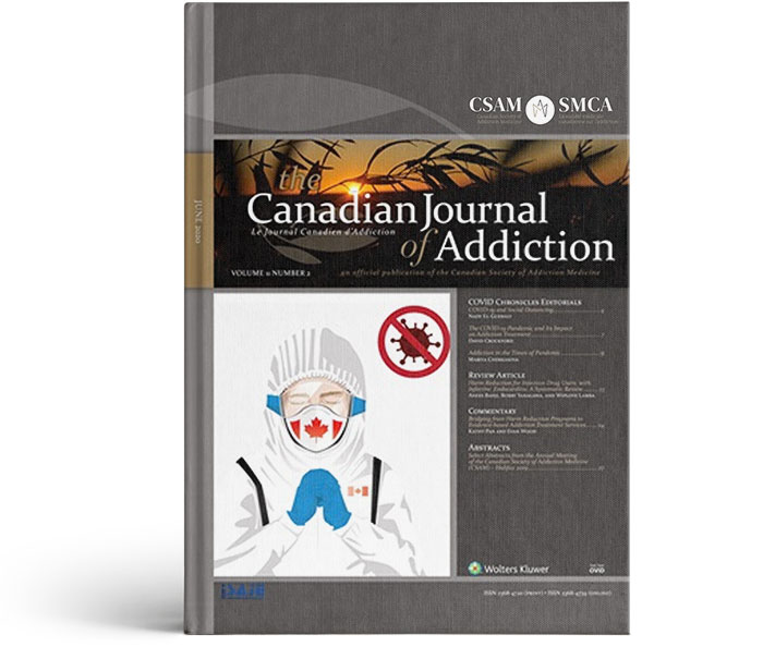 Canadian Journal of Addiction Medicine Cover